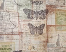 Tim Holtz ~ MELANGE ~ Foundations Collection ~ Free Spirit Fabrics ~ Butterfly