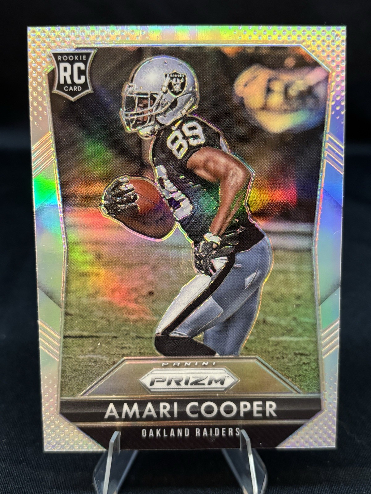 2015 Panini Prizm Amari Cooper Rookie Silver Prizm #201 Dallas Cowboys RC 🔥 SP