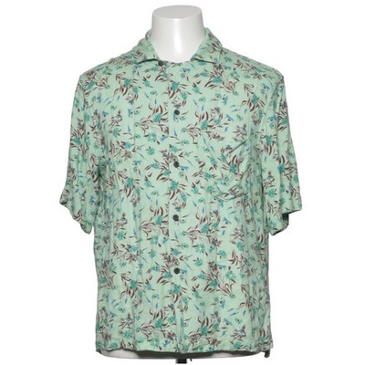 Acne Studios, Kurzarmhemd, Größe: 48, Grün/Mehrfarbig, Viskose, Blumen #7s2