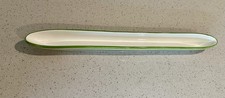 Ceramic Striped Olive Boat Tray
