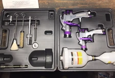 2 Professional Spray Gun Kit Central Pneumatic-- Never Used--