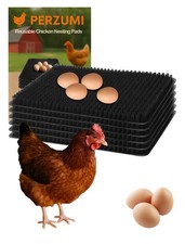 Washable Nesting Pads for Chicken Coop, 6-Pack, 13 11 in Reusable Nest Box Li...