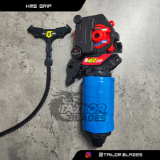 Beyblade HMS Grip with Launcher, Ripcord with Custom Rubber Grip
