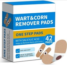 WART Corn Remover Pads for Feet 40 Salicylic Acid Wart Remover Pads, WART Corn