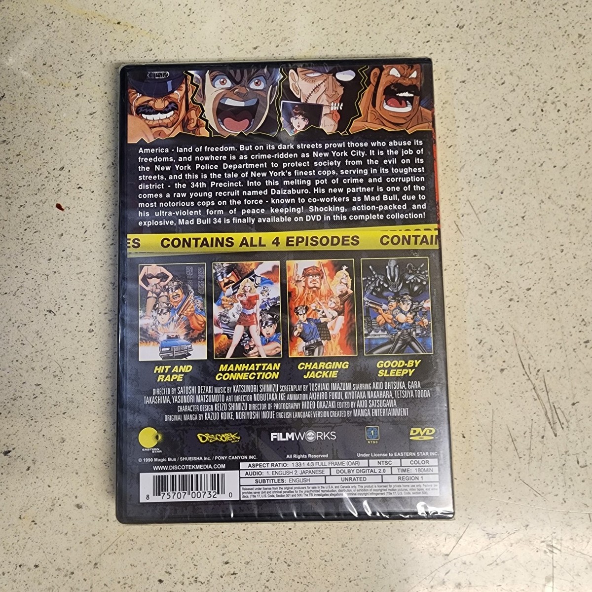 『マッド・ブル34』 北米版DVD Mad Bull 34: the Complete Series (DVD) for sale online | eBay