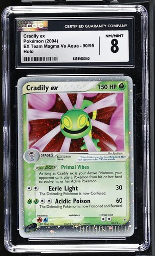 Cradily ex graded CGC 8 for sale on eBay