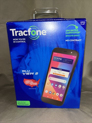BLU View 2 LTE 4G - 32GB 2GB - Black (TracFone Locked) Smartphone