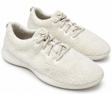 Allbirds Mens Shoes Size 13 Wool Runner Fluffs Natural White Sneakers Athleisure