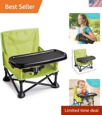 Summer by Pop 'N Sit Portable Booster Chair, Floor Seat, Indoor/Outdoor Use, ...