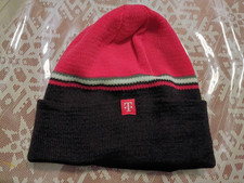 T Mobile Knit Beanie Black With Pink 2025 Style Just Released Reversable