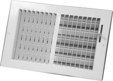 CONTINENTAL INDUSTRIES 22W1204 12" x 4" Sidewall Register  Metal