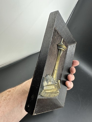 SEATTLE CENTER WORLD'S FAIR SPACE NEEDLE MONORAIL 1962 SOUVENIR Missing 1 Nail - Picture 11 of 17