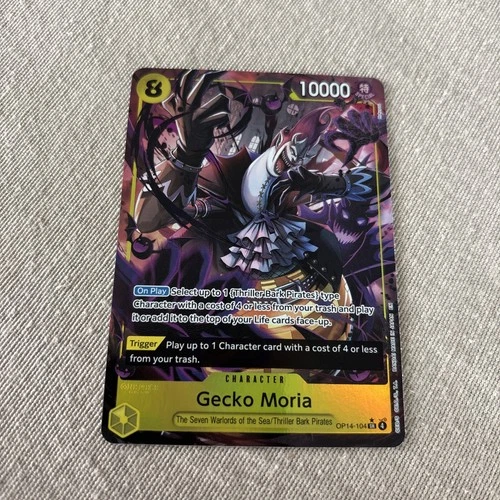 Gecko Moria - OP14-104 (Alternate Art) OP14-104 The Azure Sea's Seven Foil