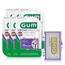 GUM Orthodontic Wax for Braces and Dental Devices - 1 Count Pack of 6 