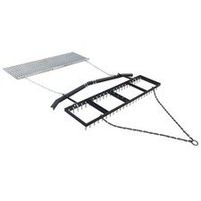 Yard Tuff 6 Foot Spike Drag With Surface Leveling Bar And Drag Mat For Yards,...