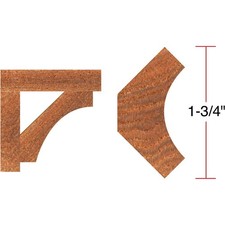 C2203 2" Cove Moulding - 1" Bore