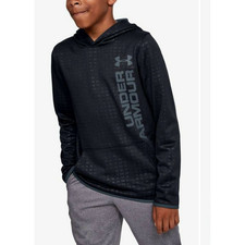Under Armour Black Pullover Hoodie Size Youth LG Coded Casual Everyday School