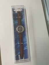 orologio automatico cinturino marrone in pelle world of watch