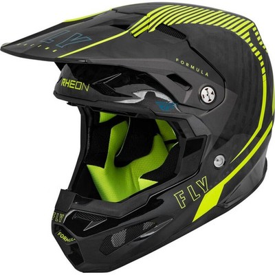 Fly Racing 2024 Formula Carbon Helmet - Tracer - Hi-Viz/Black, X-Small 73-4442XS