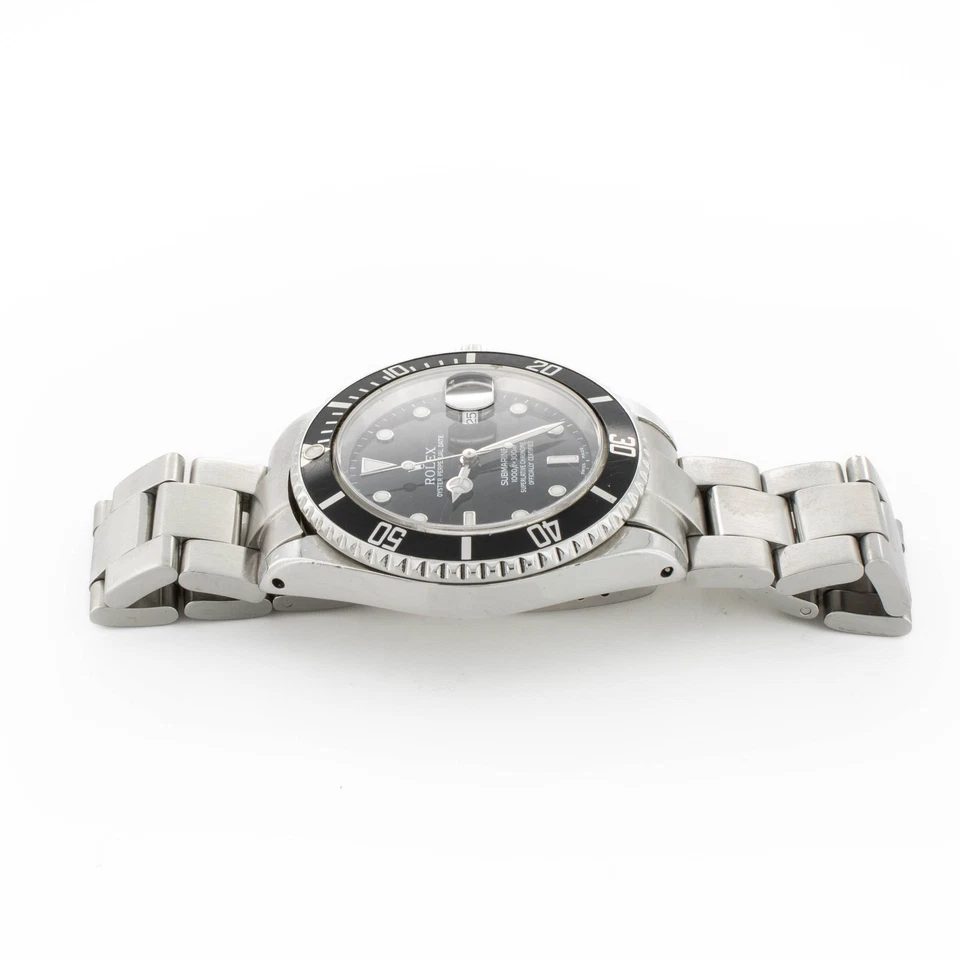 Men's Rolex OP Submariner Watch Ref 16610 Black Dial/Bezel 40mm #W774-1 - Image 4 of 4