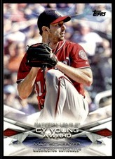 2018 Topps #MLBA-11 Max Scherzer MLB Awards Washington Nationals Baseball