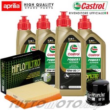 Tagliando APRILIA Tuono 1100 V4 Factory 2019 2020 2021 Kit Olio Castrol Filtri