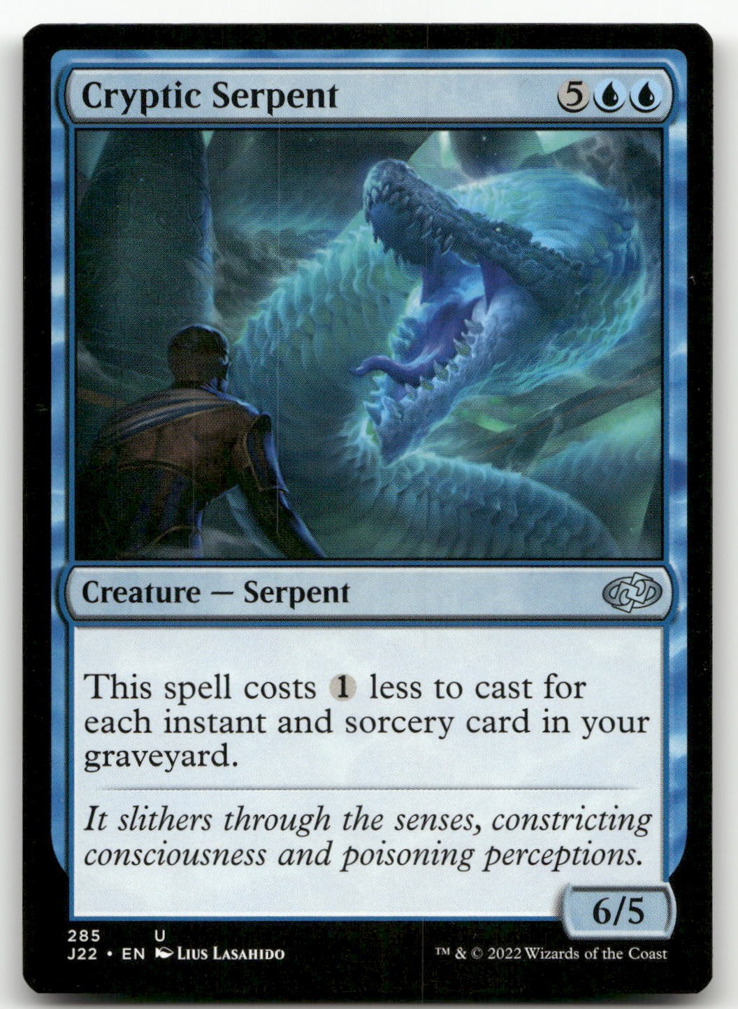 Cryptic Serpent #285 (NM) Jumpstart 2022 J22 Magic MTG