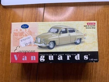 Vanguards Corgi 1:43 Saab 96 Saloon Savanna Beige VA07700