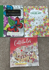 Adult Coloring Book 3 Book Lot