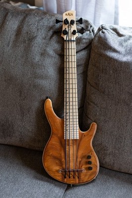 Kala Hawaiian Koa 4-String Fretted California U BASS UBASS-4KOA-FS-M Used Great