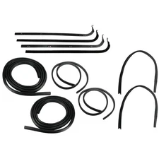 Door & Window Run Channel Sweeps Seals Kit for 67-70 Ford F-Series Pickup Truck