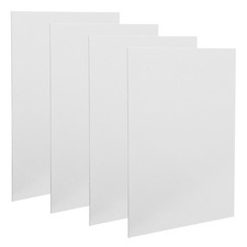 4 Pcs Double Sided Sign Blank Metal Signs for Crafting Aluminum Tag