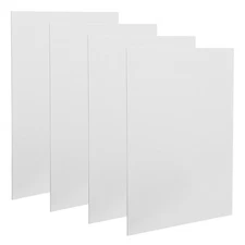 4 Pcs Double Sided Sign Blank Metal Signs for Crafting Aluminum Tag