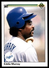 Eddie Murray 1990 Upper Deck #277 Dodgers MLB READ FREE SHIPPING AutographDen