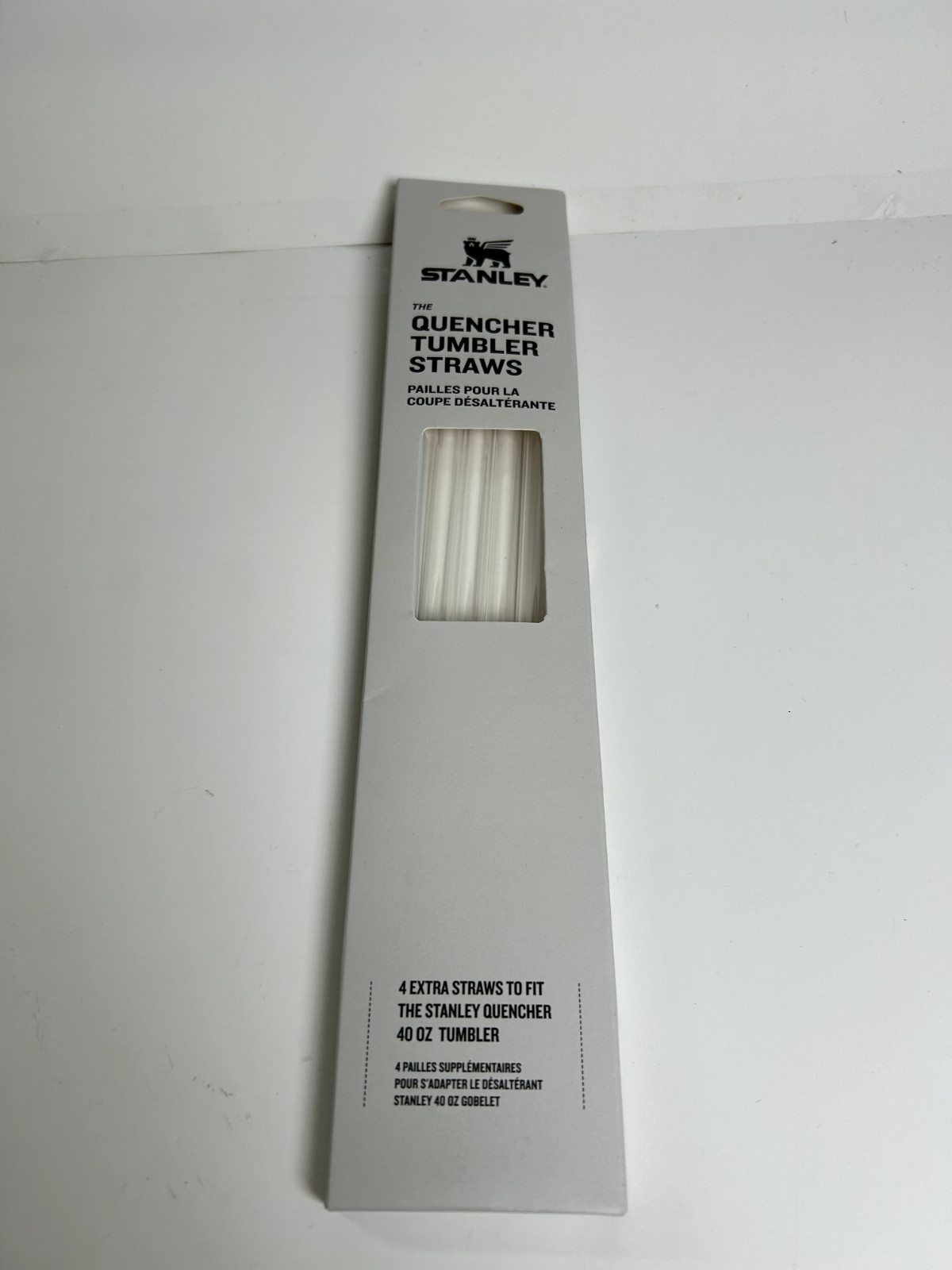 Stanley Quencher Pack Of 4 Clear Reusable 40oz Tumbler Straws New Unopened