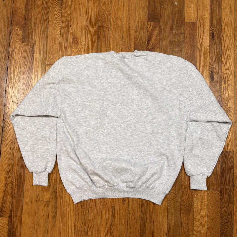 Sudadera Jerzees Vintage Años 90 Para Hombre L Pullover Súper Sudaderas Mezcla Algodón Gris Foto 2 de 4