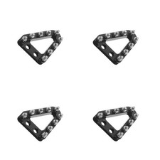 4-teiliges Set Trittplatten für das Hinterradbremspedal von Motorrädern,