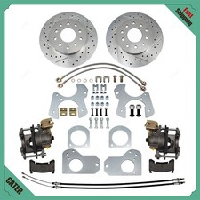 For 78-88 G Body Camaro 10 Bolt Disc Brake Conversion Kit Rear Drilled Rotor New