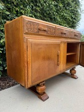 Oak Original Antique Buffets 1920-1949 Time Period Manufactured