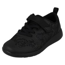Image of Boys Clarks Casual Trainers Shoes - Scape Bright