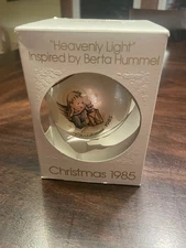 Schmid Heavenly Light Inspired By Berta Hummel Christmas Ornament 1985 New Ball