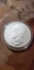 1 oz .999 Fine Silver Round Mercury Design in Capsule