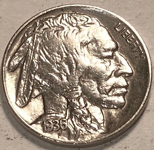 1936 P Buffalo Nickel GEM BU NO RESERVE  *J1942