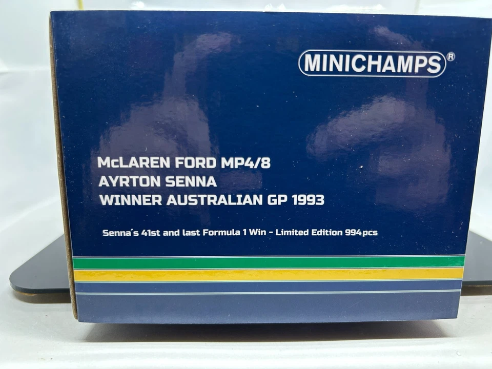 MINICHAMPS 540933838 1993 MCLAREN FORD MP4/8 'DIRTY VERSION' SENNA 1:18 - Image 3 of 4