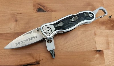 RARE Discontinued Leatherman E306X Knife Bit Holder Driver Caribiner Bottle U27
