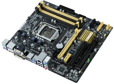 Asus B85M-E Intel B85 Sockel 1150 4x DDR3 Ram 2x PCI-E x16 Micro-ATX Motherboard