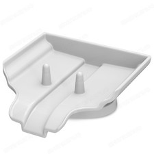 Draining Soap Dish Travel Case Holder-waterfall-soap Saver  Soap Holder White
