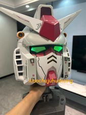 New Wearable Gundam RX-78-2 Cosplay Helmet Mask Touch Control LED Eyes Props