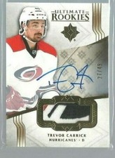 2016-17 Ultimate Collection Gold #105 Trevor Carrick PATCH AU 27/49 (ref 68698)