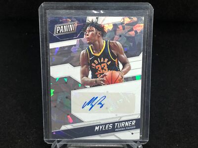 MYLES TURNER 2018 PANINI CRACKED ICE AUTO #D 6/10